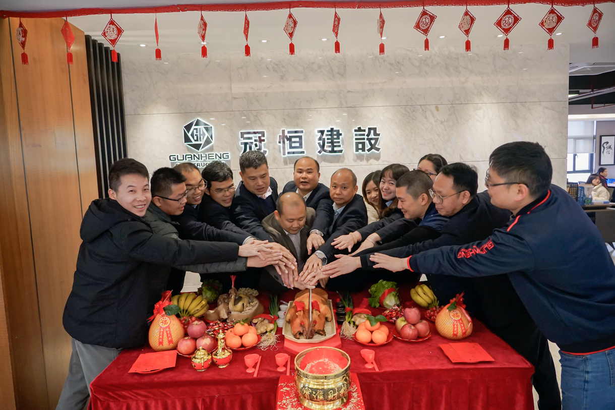 大年初十 太阳成集团tyc122cc入口建设开工大吉